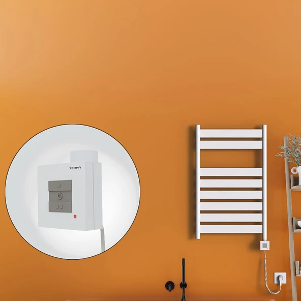 Bora Bora Elektrikli Havlupan 500x800 Beyaz Ktx1 300 Watt Spiral Kablolu ürün görseli 1