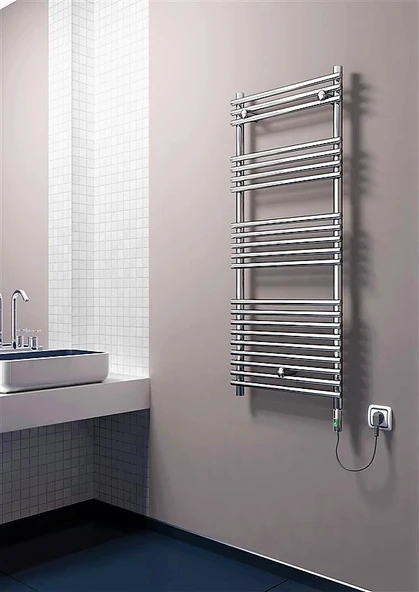 OLIB  Elektrikli Havlupan 500x1200 Krom (OnOff Düğmeli) 300W