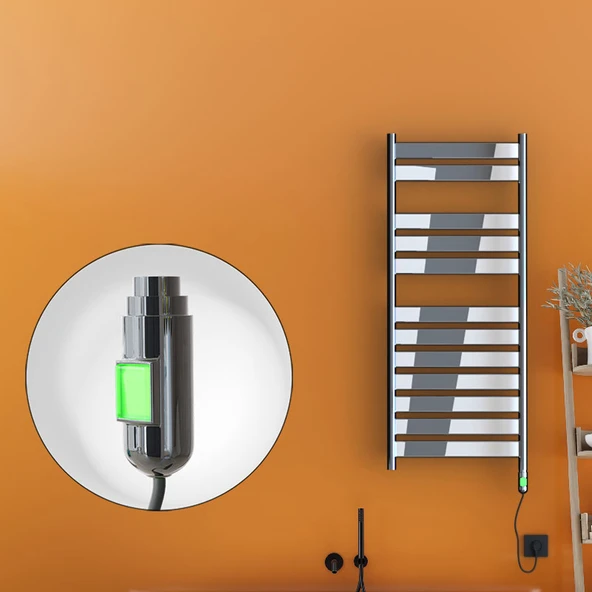 Bora Bora Elektrikli Havlupan 300 Watt 500x1200 Krom (OnOff Düğmeli)