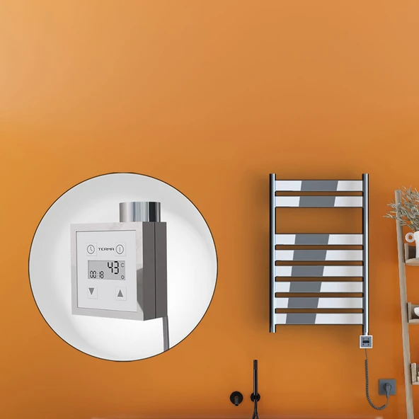 Bora Bora Elektrikli Havlupan 500x800 Krom Ktx3 300 Watt Spiral Kablolu ürün görseli 1