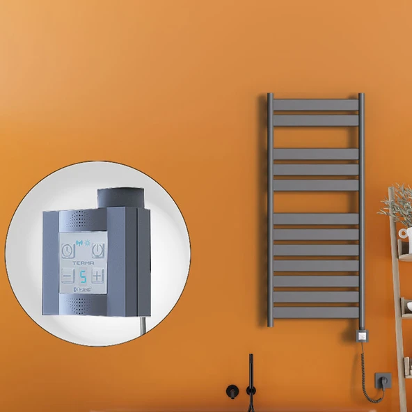 Bora Bora Elektrikli Havlupan 500x1200 Antrasit Ktx4 600 Watt Spiral Kablolu ürün görseli 1