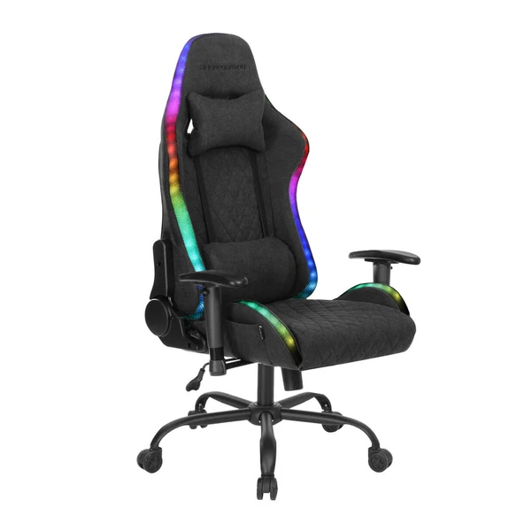 Adore Gaming Prime-X Pofesyonel Oyuncu Koltuğu - Koyu Gri Kumaş 69x119.5-130x76 cm - 2