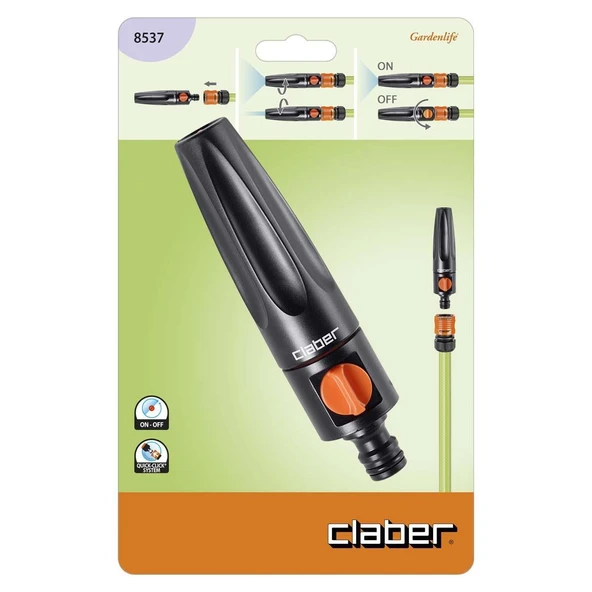 Claber 8537 Vanalı Jet Sprey Sulama Başlığı - 2