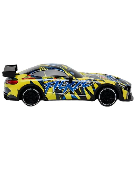Ctoys 1:16 Uzaktan Kumandalı Neon Işıklı Spor Araba Sarı P383 - 2