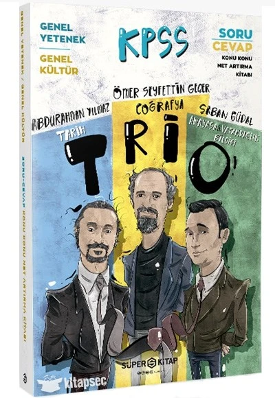 Kpss Trio Genel Yetenek Genel Kültür Soru Cevap Net Artırma Kitabı Süper Kitap