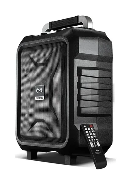 Magicvoice MV-2015 Max 300W USB-SD-BT Siyah 1E-1Y Mikrofonlu Aktif Hoparlör