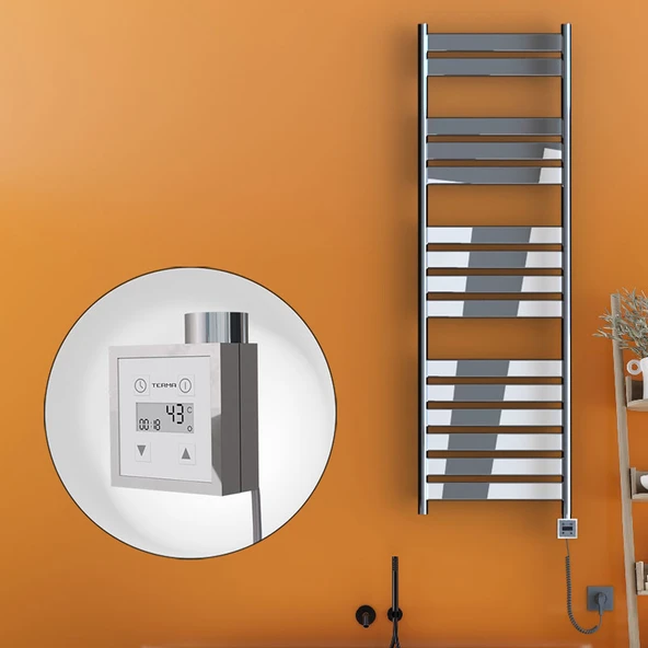 Bora Bora Elektrikli Havlupan 500x1600 Krom Ktx3 600 Watt Spiral Kablolu ürün görseli 1