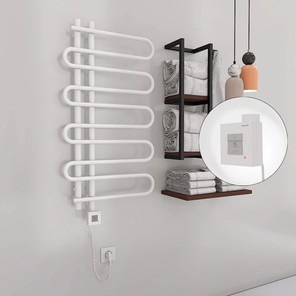 ZANTE Elektrikli Havlupan 500x1000  Beyaz (KTX1 Termostat) 300W Spiral Kablolu ürün görseli 1