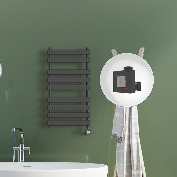 TAHITI Elektrikli Havlupan 500x1300 Antrasit Texture (KTX1 Termostat) 1000W ürün görseli 1