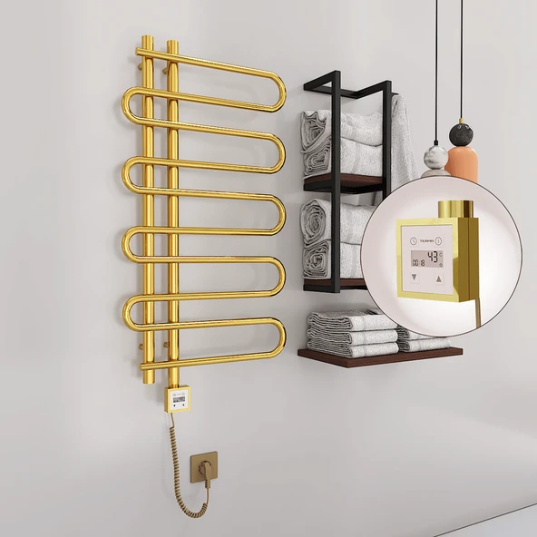 ZANTE Elektrikli Havlupan 500x1000  Altın (KTX3 Termostat) 200W Spiral Kablolu ürün görseli 1