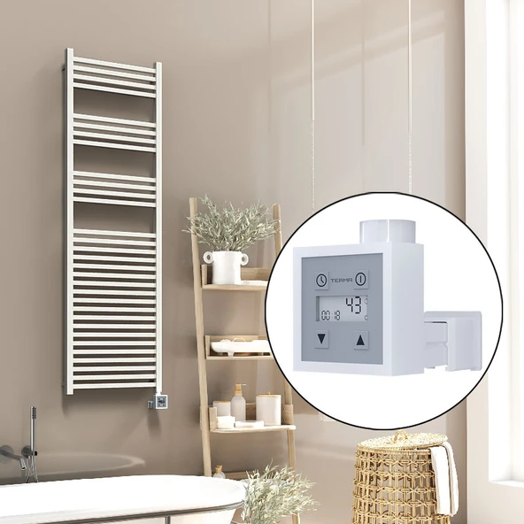 Barbados Elektrikli Havlupan 500x1600 Beyaz Parlak (KTX3 Termostat) 1000W ürün görseli