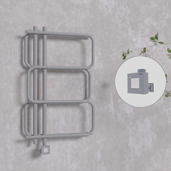 MATSU Elektrikli Havlupan 540x884  Antrasit (KTX1 Termostat) 300W ürün görseli 1