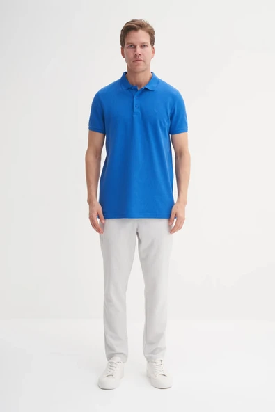 Cazador Erkek T-shirt Polo Yaka 4613 CIVIT MAVISI