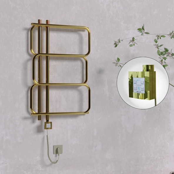 MATSU Elektrikli Havlupan 540x884  Altın (KTX4 Termostat) 200W Spiral Kablolu ürün görseli 1