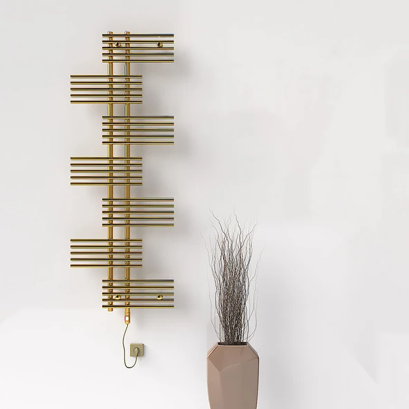 FIJI Elektrikli Havlupan 650x1762 Altın (OnOff Düğmeli) 600W ürün görseli 1