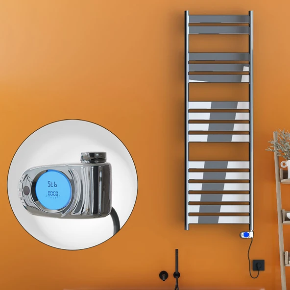 Bora Bora Elektrikli Havlupan 600 Watt 500x1600 Krom (Musa Termostat) ürün görseli