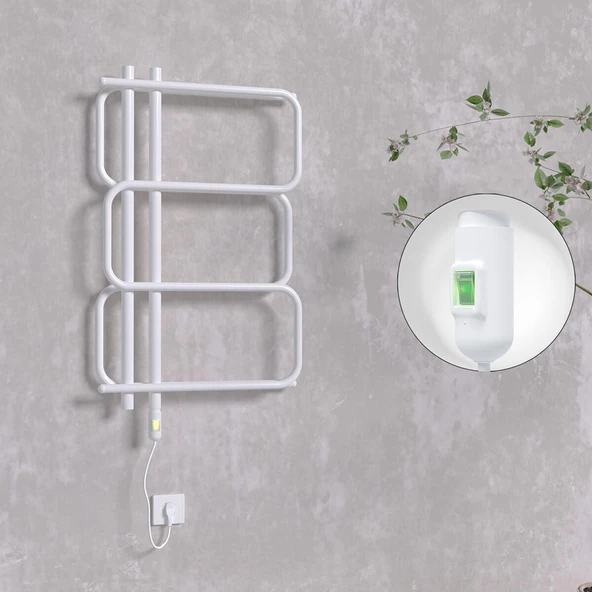 MATSU Elektrikli Havlupan 540x884  Beyaz (OnOff Düğmeli) 300W ürün görseli