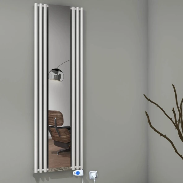 BAHAMA  Elektrikli Havlupan 540x1760 Beyaz (Musa Termostat) 900W ürün görseli 1