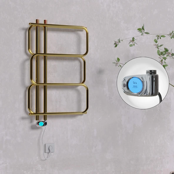 MATSU Elektrikli Havlupan 540x884  Altın (Musa Termostat) 200W ürün görseli 1