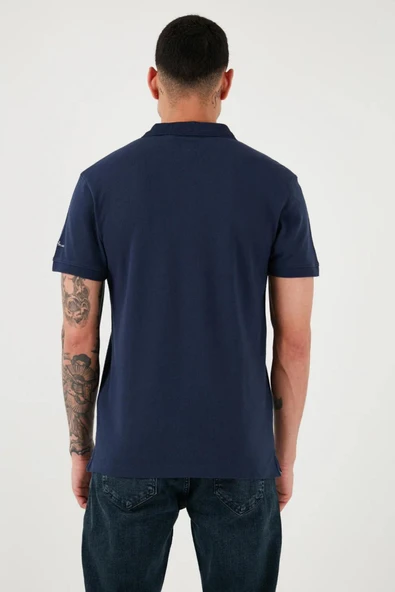 Regular Fit Erkek Lacivert Polo Yaka T Shirt  A9451-0001 - 2