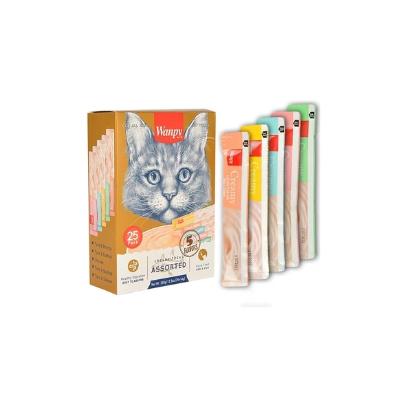 Karışık Sıvı Kedi Ödülü 25X14 gr