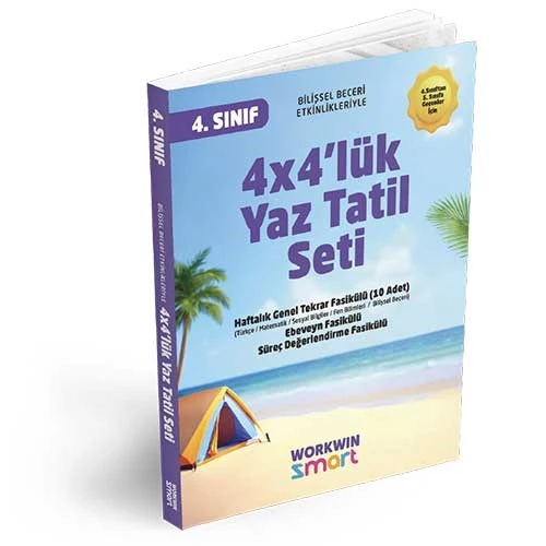 4. Sınıf 4x4'lük Tatil Tekrar Seti | 12 Fasikül+Bilişsel Etkinlikler-2025 - Resim 2