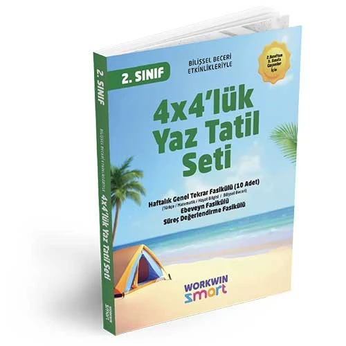 2. Sınıf 4x4'lük Tatil Tekrar Seti | 12 Fasikül+Bilişsel Etkinlikler-2025 - Resim 2