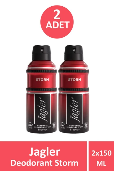 Jagler Deodorant Storm 150 ml 2 Adet