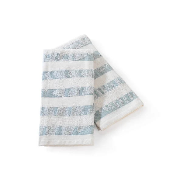 Schafer Home Alessa 2 li Kurulama Bezi 40x60 Cm-Turkuaz - 2