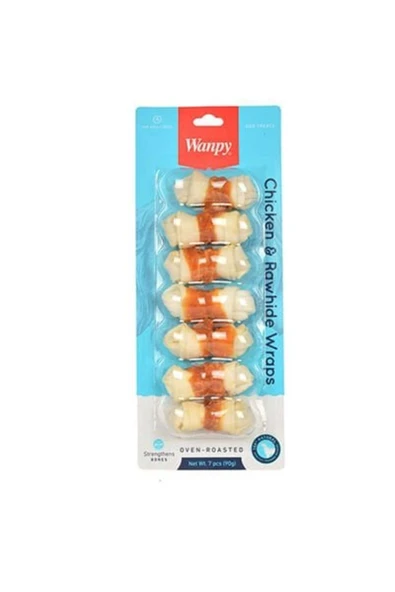 Deri Üzerine Tavuk Sarılı Köpek Ödülü 90 gr