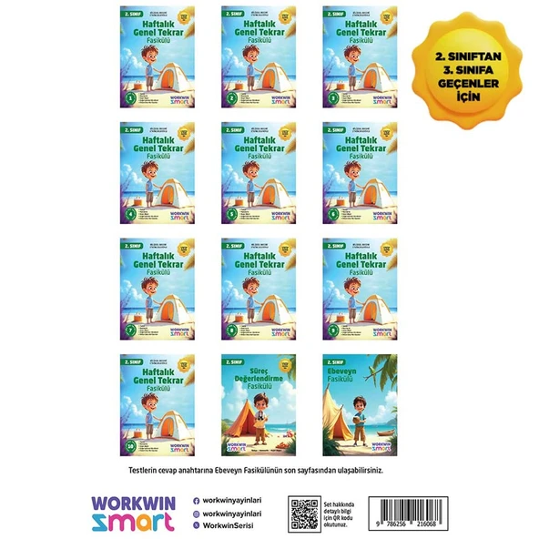 2. Sınıf 4x4'lük Tatil Tekrar Seti | 12 Fasikül+Bilişsel Etkinlikler-2025 - Resim 4