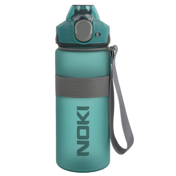 Noki Tritan Soft Touch Auto Kapak Silikon Bantlı Askılı Matara 750 ml (T-0121) - 7
