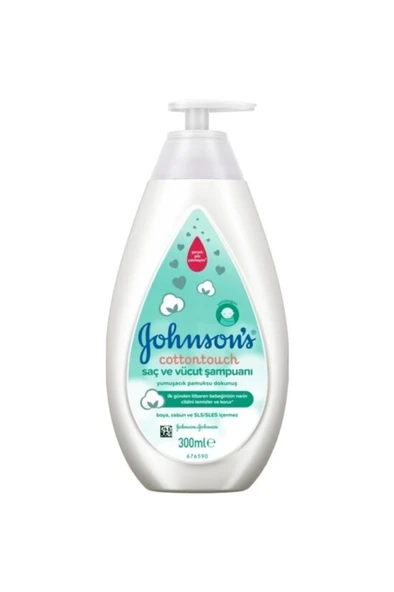 Johnson's Cotton Touch Yenidoğan Saç & Vücut Şampuanı 300 ml
