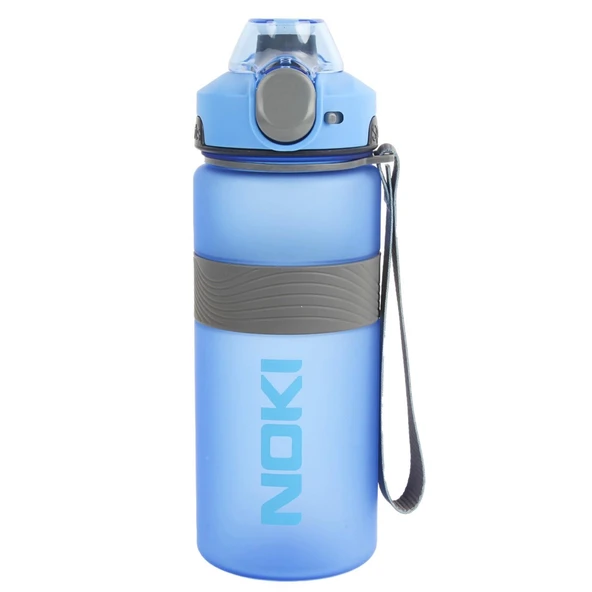 Noki Tritan Soft Touch Auto Kapak Silikon Bantlı Askılı Matara 750 ml (T-0121) - 3