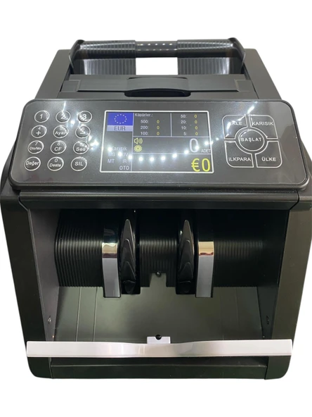 Duhan Para Sayma Makinası S500 Sesli Karışık Döviz Sayma - 6