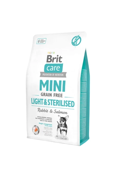 Brit Care Tahılsız Mini Light Sterillised Tavşanlı Köpek Maması 2 Kg ürün görseli 1