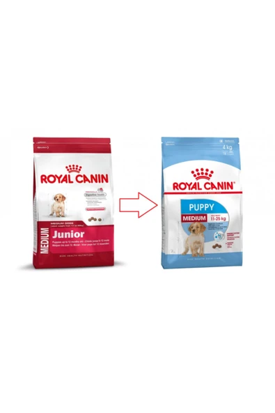 Royal Canin Medium Junior Orta Irk Yavru Köpek Maması 4 kg ürün görseli