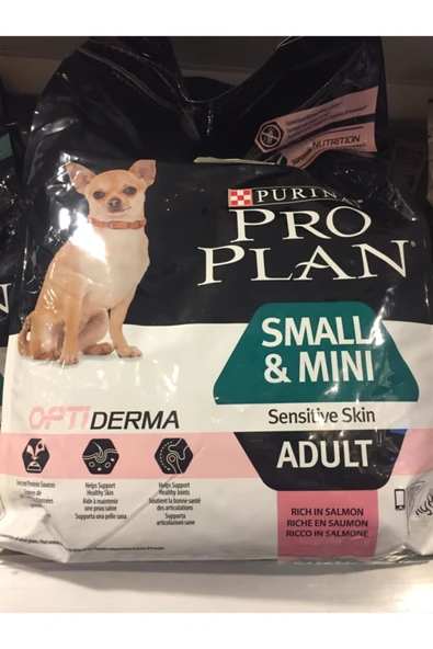 Small Mini Sensitive Skin Adult Salmon 3 kg Somonlu Yetişkin Kuru Köpek Maması