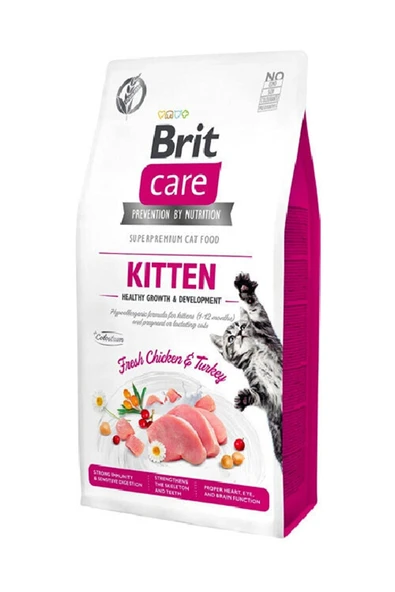 Care Kitten Tahılsız Taze Tavuk Etli Yavru Kedi Maması 2 Kg