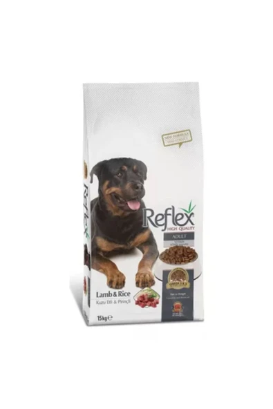 Reflex Kuzu Etli ve Pirinçli Yetişkin Köpek Maması 15 kg ürün görseli