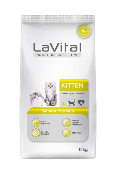 Lavital Kitten Somonlu Yavru Kedi Maması 12 Kg ürün görseli