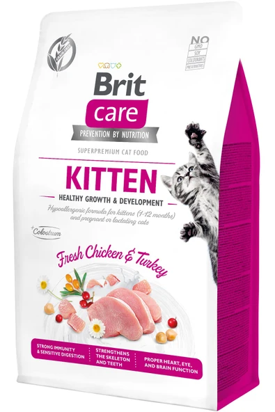Kitten Tahılsız Tavuk Ve Hindili Yavru Kedi Maması 7 Kg