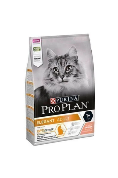 Pro Plan Derma Plus (elegant Adult) Tüy Yumaği Kontrolü Somonlu Kedi Mamasi 3 Kg ürün görseli