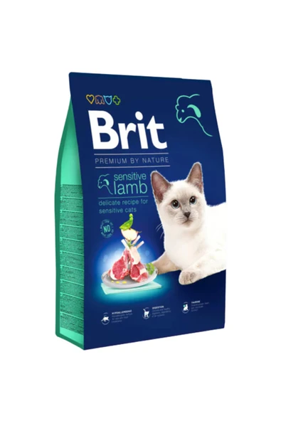 Brit Premium Sensitive Kuzu Etli Kedi Maması 8 Kg