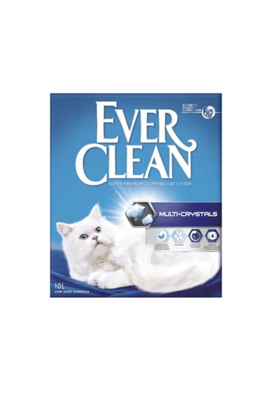 Multi Kristal Kokusuz Kristal Katkılı Kedi Kumu 10 Litre