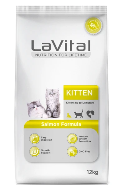 Lavital Kitten Somonlu Yavru Kedi Maması 12 Kg ürün görseli