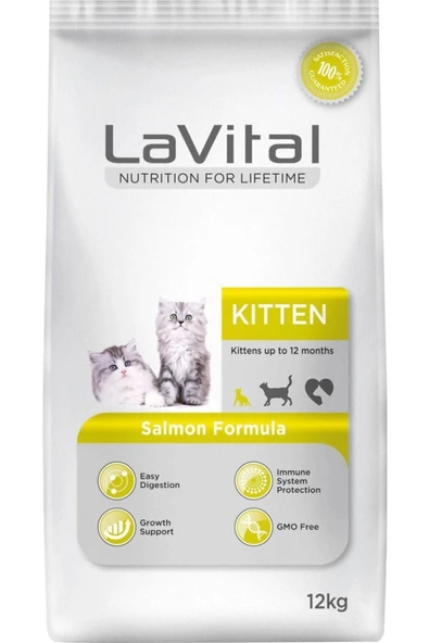 Lavital Somonlu Yavru Kedi Maması 12 Kg ürün görseli