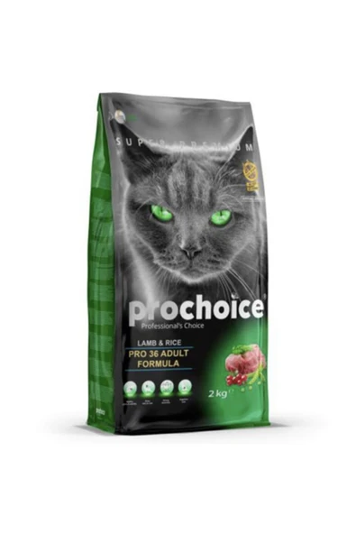 ProChoice 36 Kuzu Etli Yetişkin Kedi Maması 2 Kg ürün görseli