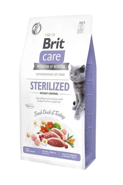 Brit Care Ördekli Kısırlaştrırılmış Yetişkin Kedi Maması 7 Kg. ürün görseli
