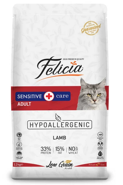 Az Tahıllı Kuzulu Yetişkin Kedi Maması 12 Kg ürün görseli
